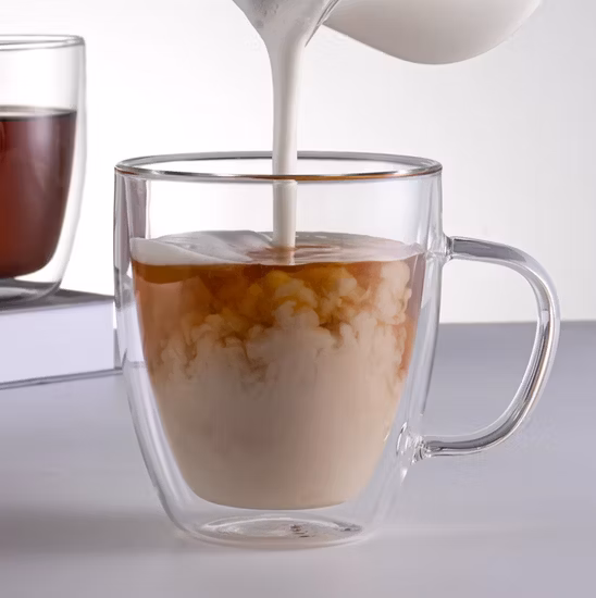 Verre à bière tête de mort, décoration de Bar personnalisée, tasse transparente à Double couche