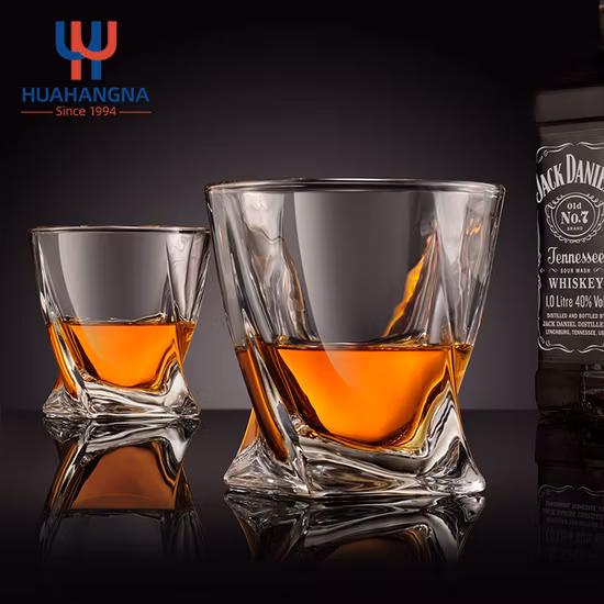 Verrerie de luxe à bord doré, gobelet en verre à whisky élégant, verres à motifs personnalisés, tasse en verre pour Bar et hôtel